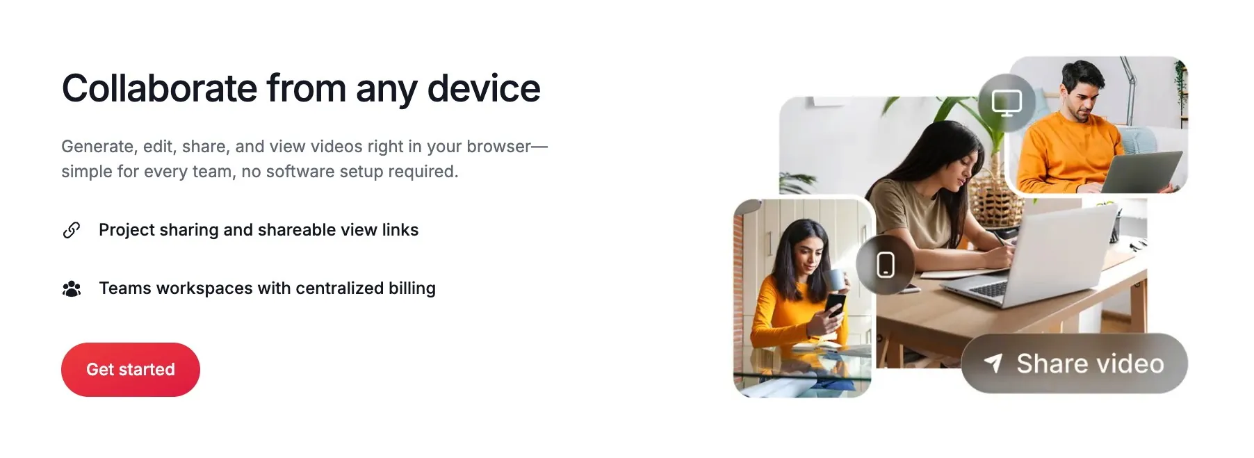 Collaborate from any device