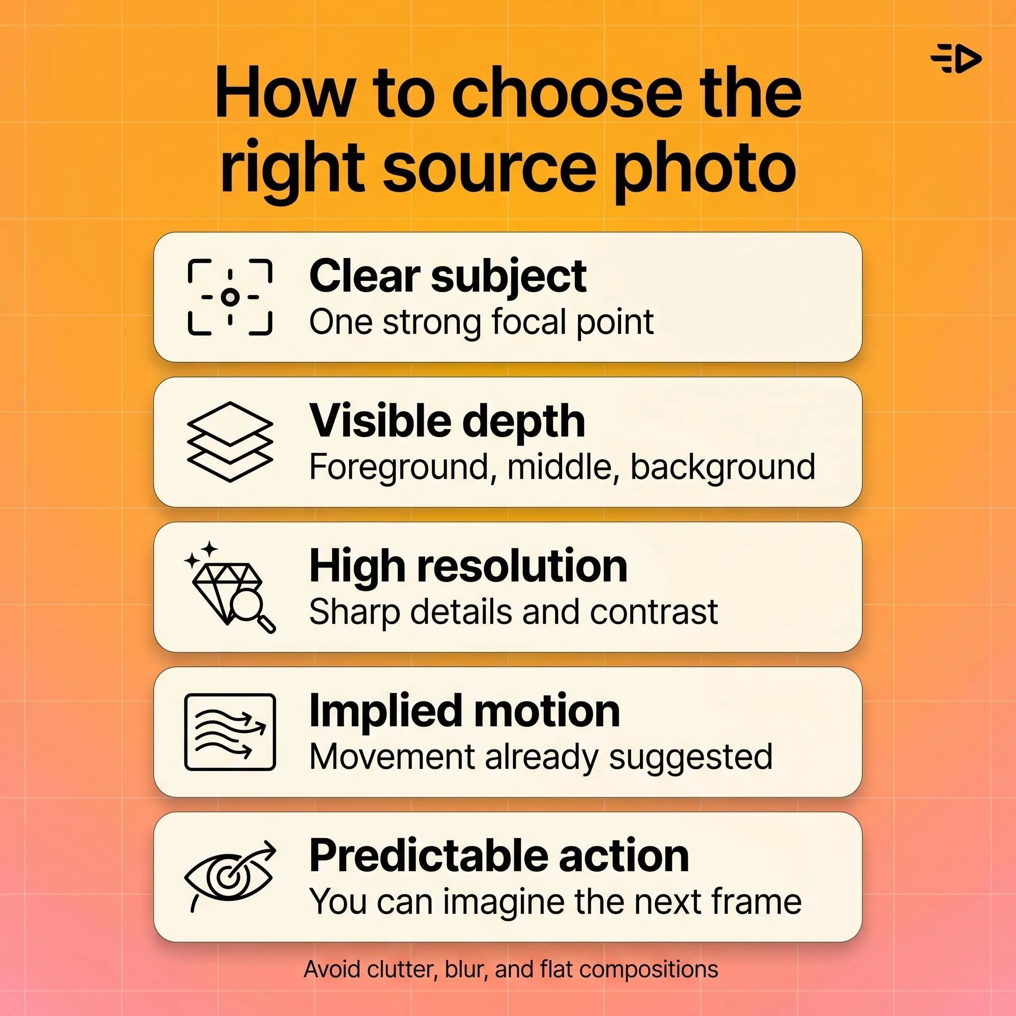 how to choose the right source photo
