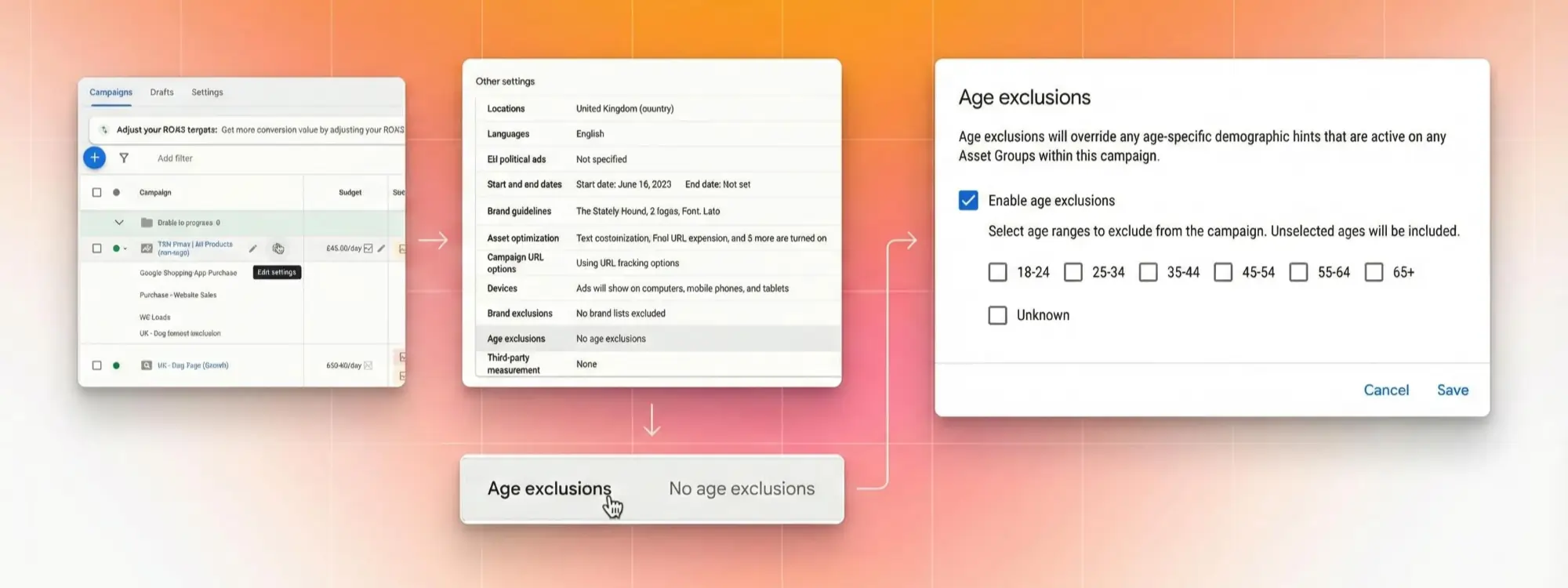 Age excludion