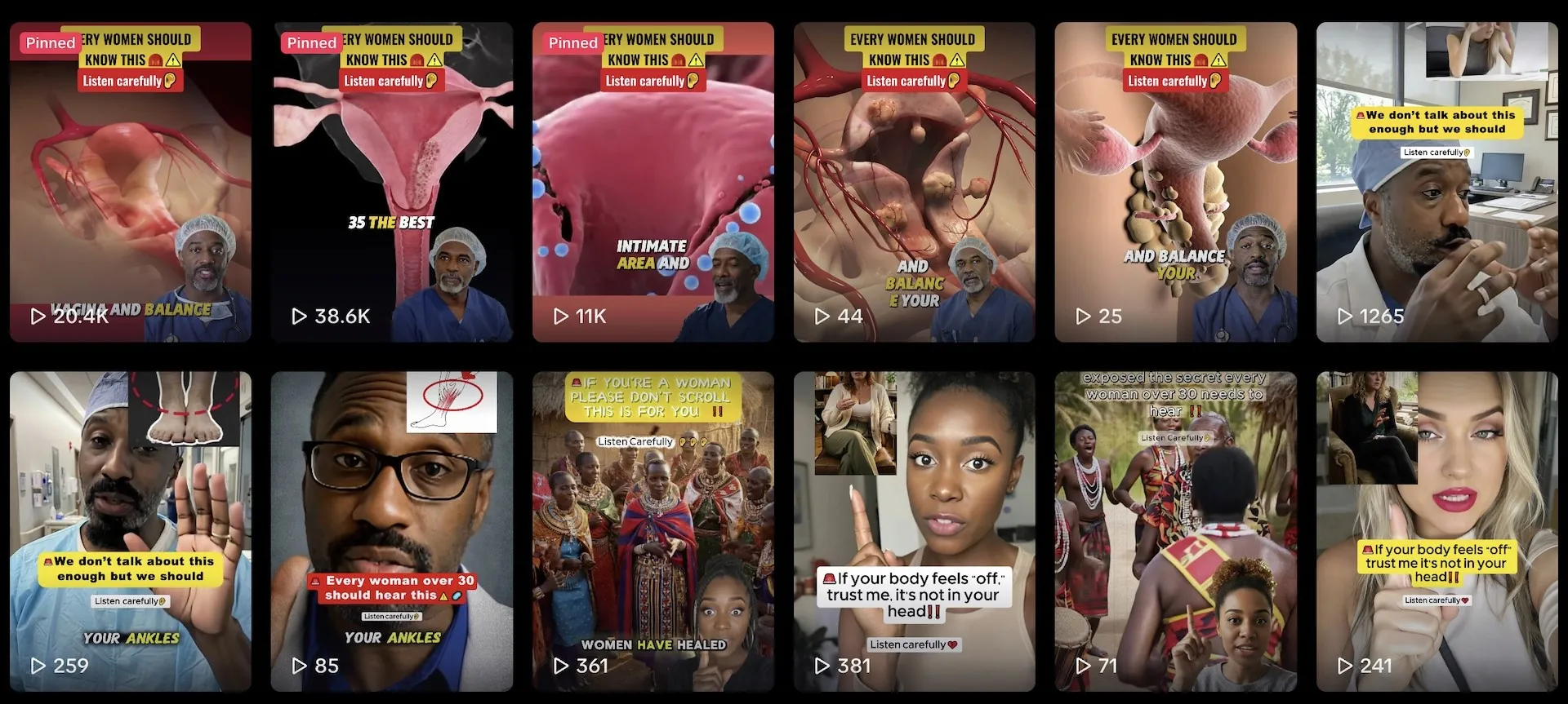 LAIFE brand TikTok account gallery