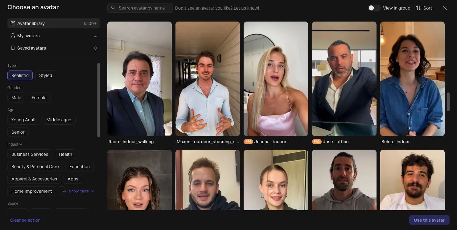 AI Avatar Editor